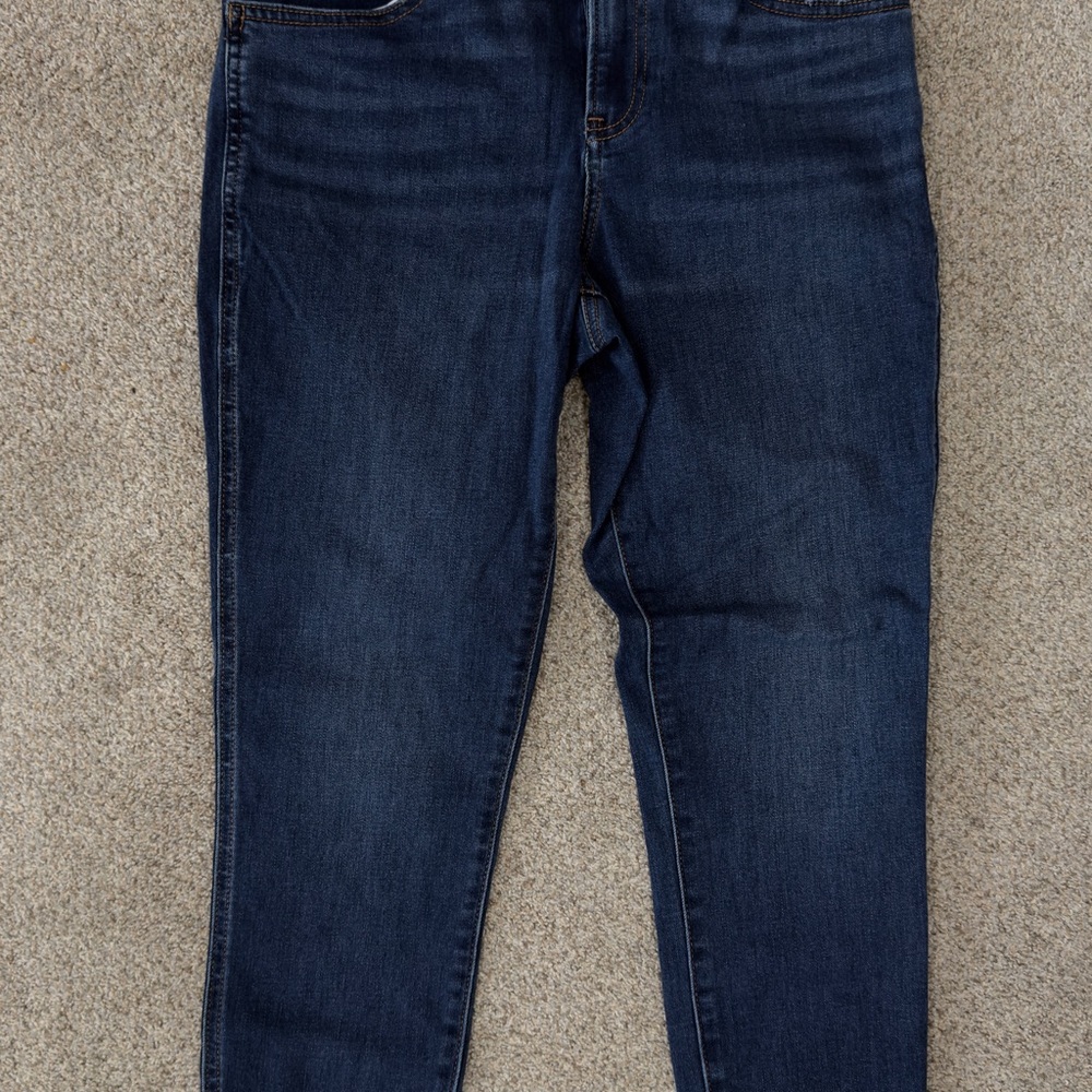 Express Dark Blue Women's Skinny Jeans